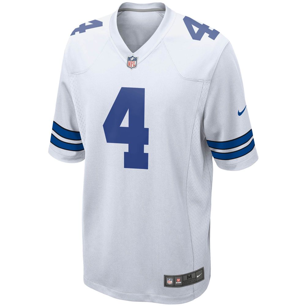 Men's Nike Dak Prescott White Dallas Cowboys Game Player - Jersey