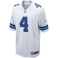 Men's Nike Dak Prescott White Dallas Cowboys Game Player - Jersey