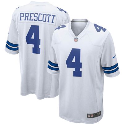 Men's Nike Dak Prescott White Dallas Cowboys Game Player - Jersey