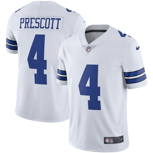 Hommes Nike Dak Prescott Blanc Dallas Cowboys Limited - Maillot