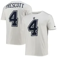 Men's Nike Dak Prescott White Dallas Cowboys Player Pride Color Rush Name & Number T-Shirt