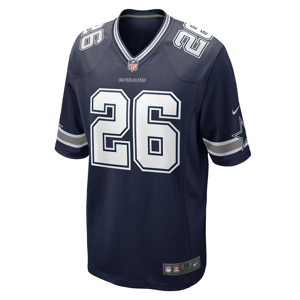 Maillot de match joueur des Dallas Cowboys Nike DaRon Bland bleu marine pour hommes