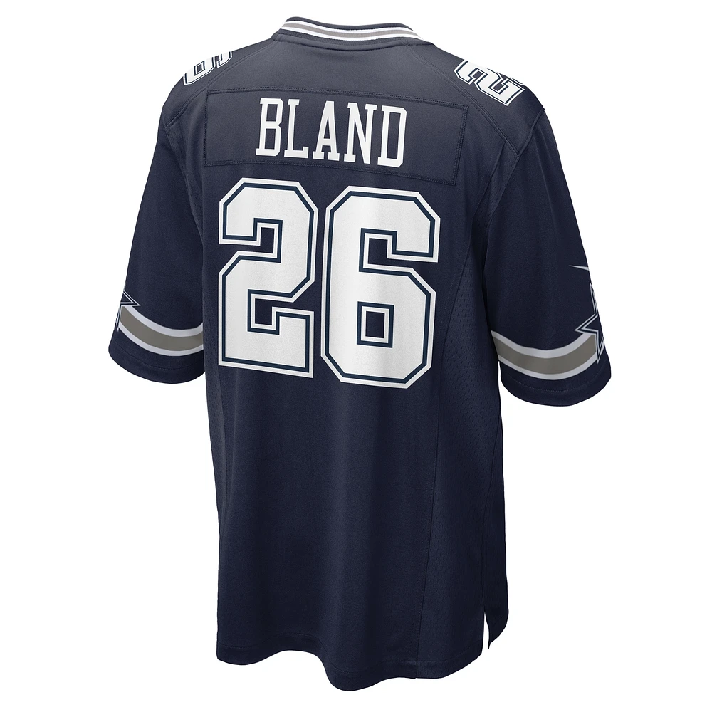 Maillot de match joueur des Dallas Cowboys Nike DaRon Bland bleu marine pour hommes