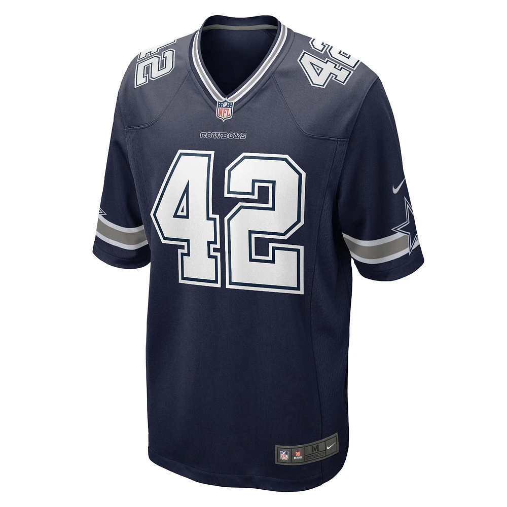 Maillot de match Nike Deuce Vaughn pour hommes, bleu marine, Dallas Cowboys