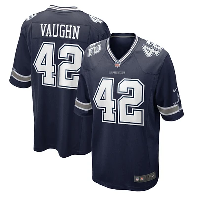 Maillot de match Nike Deuce Vaughn pour hommes, bleu marine, Dallas Cowboys