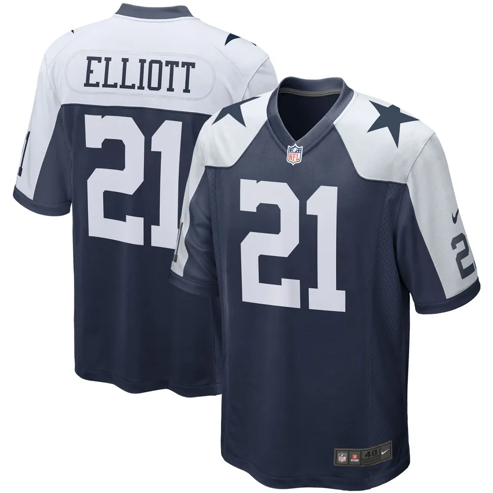 Youth Nike Ezekiel Elliott Navy Dallas Cowboys Alternate Player