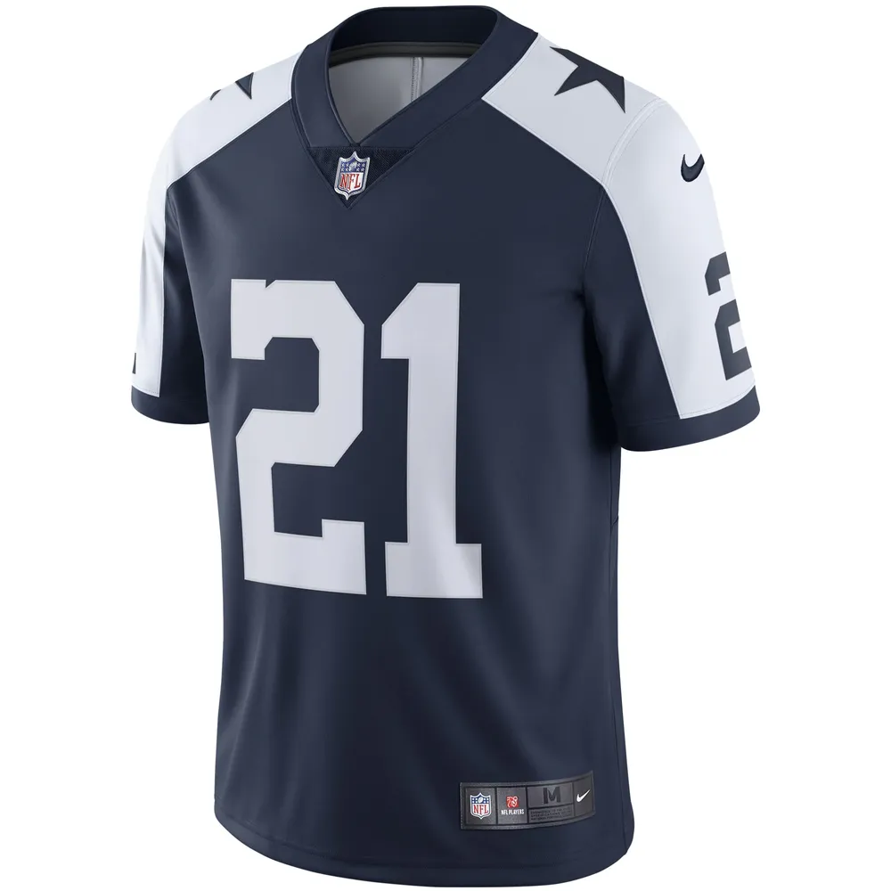 Men's Nike Ezekiel Elliott Navy Dallas Cowboys Vapor Limited Jersey Size: Medium