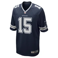 Men's Nike Ezekiel Elliott Navy Dallas Cowboys Team Game Jersey