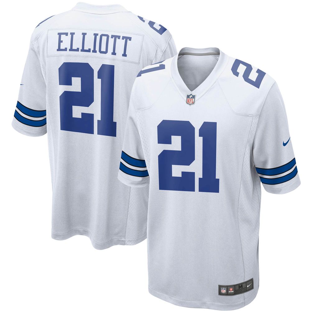 men's dallas cowboys ezekiel elliott nike navy game jersey