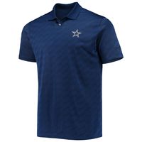 Men's Nike Golf Navy Dallas Cowboys Jacquard Wing Performance Polo