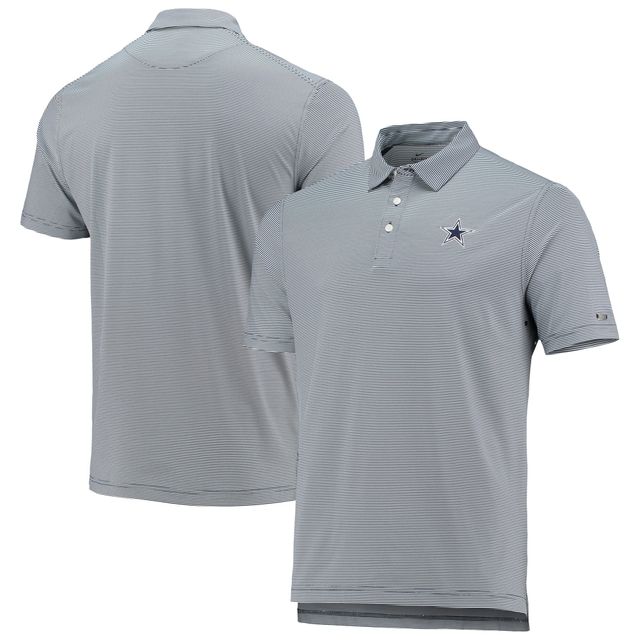 Polo de golf Nike Dallas Cowboys Player Control Stripe pour homme, bleu marine