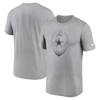 T-shirt Nike Performance pour hommes, gris chin