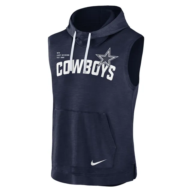 Nike Men's Nike Heather Navy Dallas Cowboys Sleeveless Pullover