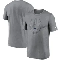 Dallas Cowboys Nike Youth Icon Legend Performance T-Shirt - Heathered Gray