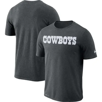 Men's Nike Navy Dallas Cowboys Fan Gear Wordmark T-Shirt 