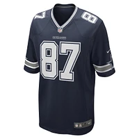 Men's Nike Jake Ferguson Navy Dallas Cowboys Team Game Jersey