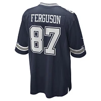 Men's Nike Jake Ferguson Navy Dallas Cowboys Team Game Jersey