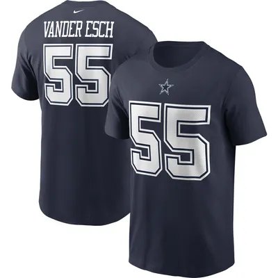 Leighton Vander Esch Dallas Cowboys Nike Name & Number T-Shirt - Navy
