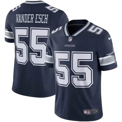 NFL On Field Dallas Cowboys Jersey Mens Medium Blue 55 Vander Esch