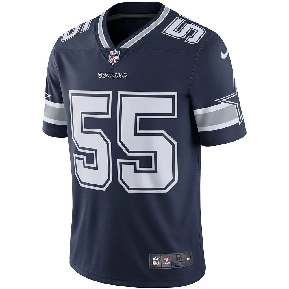 Maillot de joueur Nike Leighton Vander Esch pour hommes, bleu marine, Dallas Cowboys Vapor Limited