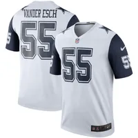 Women's Nike Leighton Vander Esch Navy Dallas Cowboys Game Player Jersey 