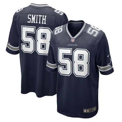 Men's Nike Mazi Smith Navy Dallas Cowboys  Game Jersey