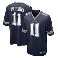 Nike Micah Parsons pour hommes, bleu marine, Dallas Cowboys - Maillot de jeu joueur