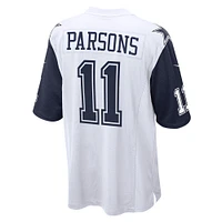 Maillot de match alternatif Nike Micah Parsons pour hommes des Dallas Cowboys, blanc