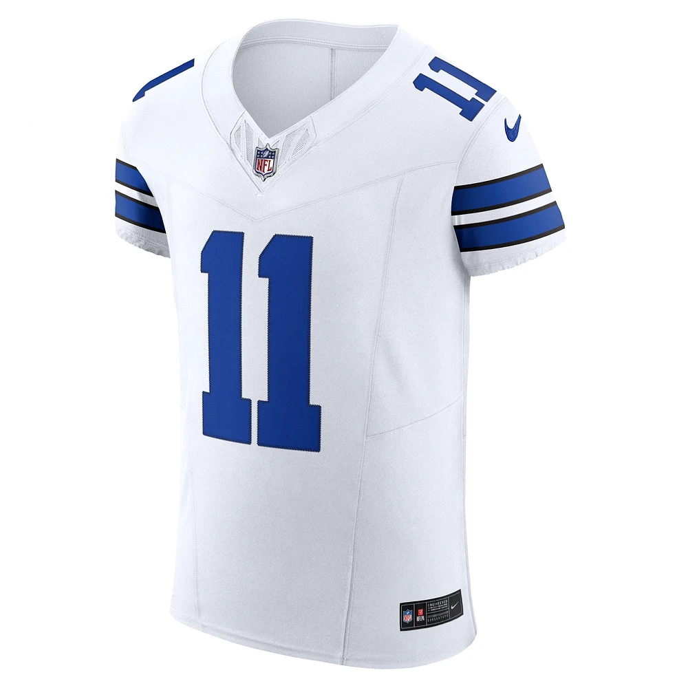 Nike Micah Parsons pour hommes Blanc Dallas Cowboys Vapor F.U.S.E. Maillot Élite