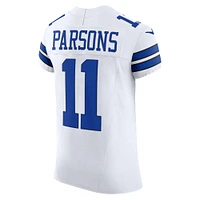 Nike Micah Parsons pour hommes Blanc Dallas Cowboys Vapor F.U.S.E. Maillot Élite