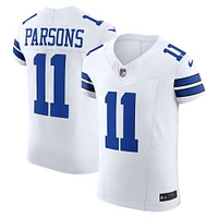 Nike Micah Parsons pour hommes Blanc Dallas Cowboys Vapor F.U.S.E. Maillot Élite