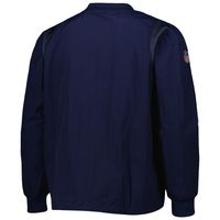 Men's Nike Navy/Silver Dallas Cowboys Sideline Team ID Reversible Pullover Windshirt