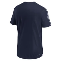 Men's Nike Navy Dallas Cowboys 2024 Sideline Coach UV Performance T-Shirt