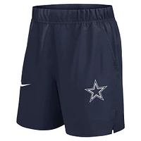 Short Nike bleu marine Dallas Cowboys Blitz Victory Performance pour homme