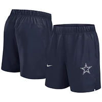 Short Nike bleu marine Dallas Cowboys Blitz Victory Performance pour homme