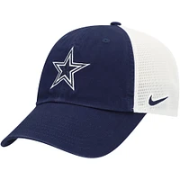 Casquette ajustable non structurée Nike Dallas Cowboys Club pour homme bleu marine