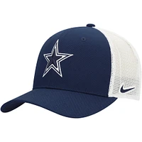 Men's Nike  Navy Dallas Cowboys Rise Structured Trucker Adjustable Hat