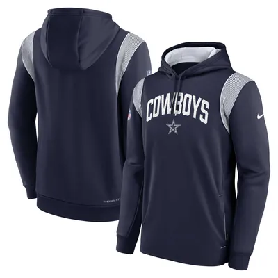 Men's Antigua Navy Dallas Cowboys Team Victory Full-Zip Hoodie