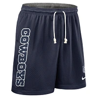 Men's Nike Navy Dallas Cowboys Sideline Reversible Performance Shorts