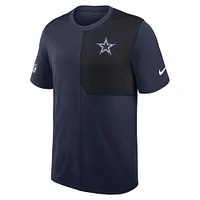 Men's Nike Navy Dallas Cowboys Sideline UV Performance Coach Shirt