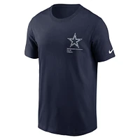 Men's Nike Navy Dallas Cowboys Team Incline T-Shirt