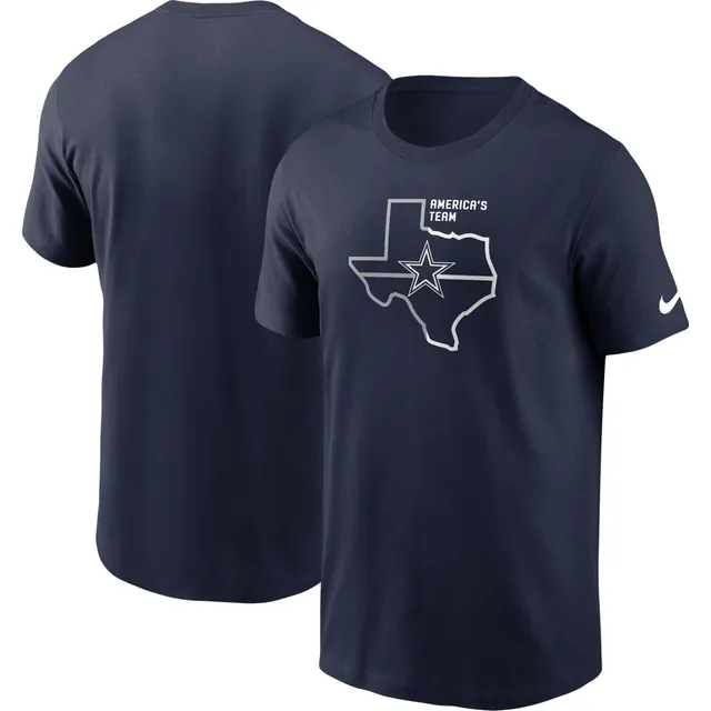 Lids Dallas Cowboys Nike Color Block Team Name T-Shirt - Heathered  Navy/Heathered Gray