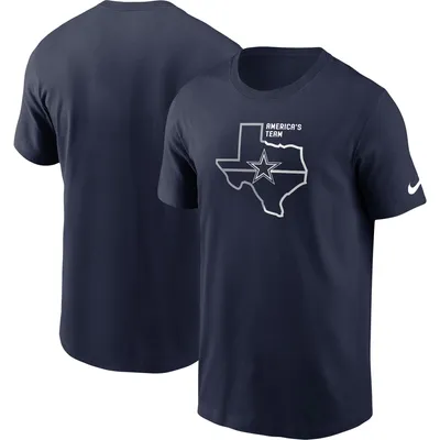 Nike Men's Nike Black Dallas Cowboys RFLCTV Name and Logo T-Shirt