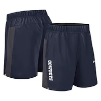 Short Nike bleu marine Dallas Cowboys Woven Victory Performance pour homme