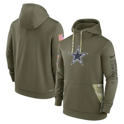 Women's Antigua Olive Dallas Cowboys Victory Pullover Sweatshirt Size: Small