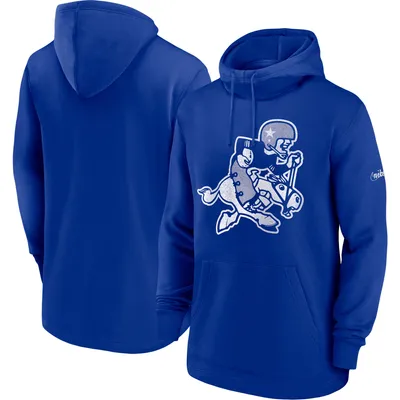 Dallas Cowboys Mitchell & Ness Team Origins Fleece Pullover Hoodie - Navy