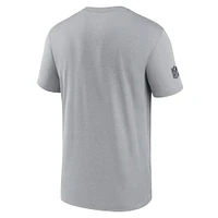 T-shirt Nike Silver Dallas Cowboys Sideline Legend Performance pour homme