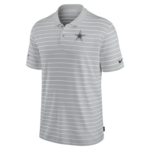 Men's Nike White Dallas Cowboys Sideline Victory Performance Polo