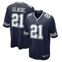 Maillot de match Nike Stephon Gilmore pour hommes, bleu marine, Dallas Cowboys