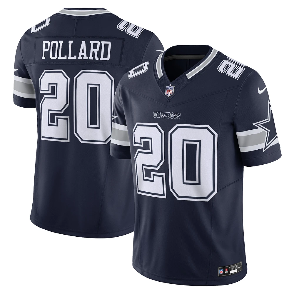 Men's Nike Tony Pollard Navy Dallas Cowboys Vapor F.U.S.E. Limited Jersey